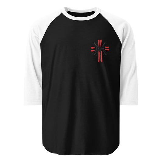 3/4 sleeve raglan shirt