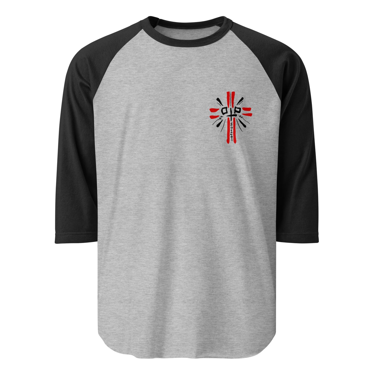 3/4 sleeve raglan shirt