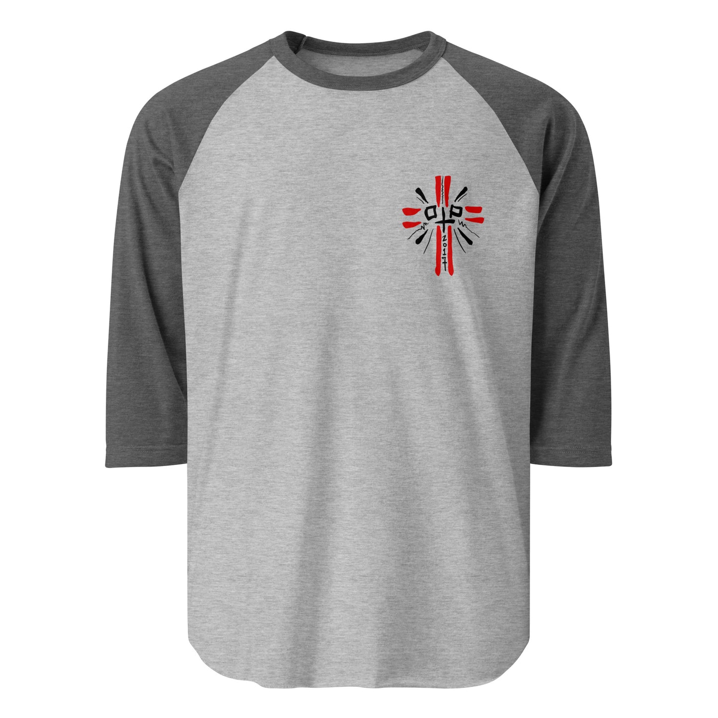 3/4 sleeve raglan shirt