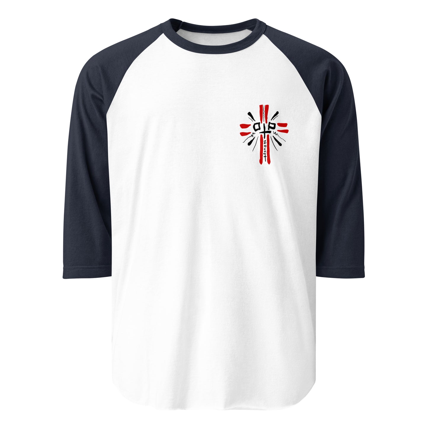 3/4 sleeve raglan shirt