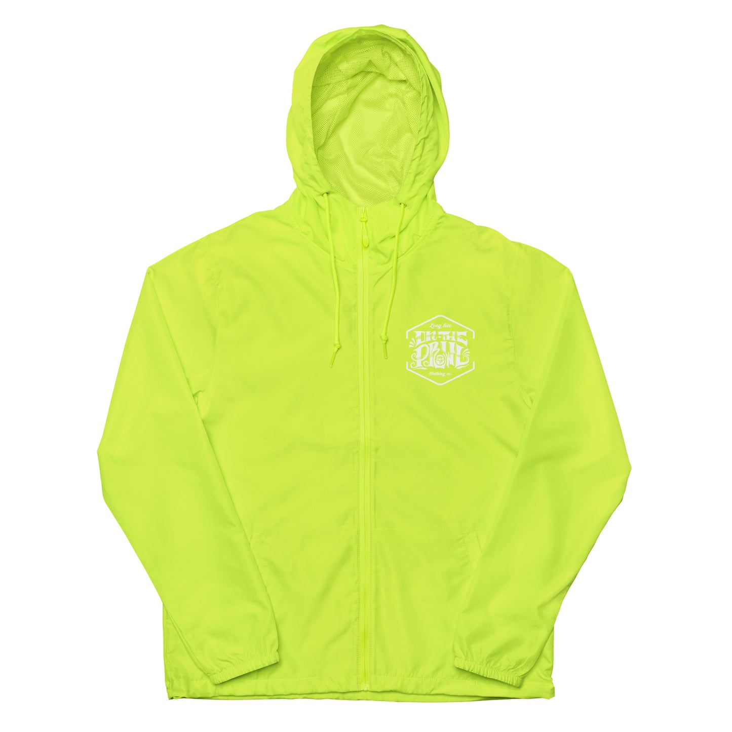 Unisex lightweight zip up windbreaker